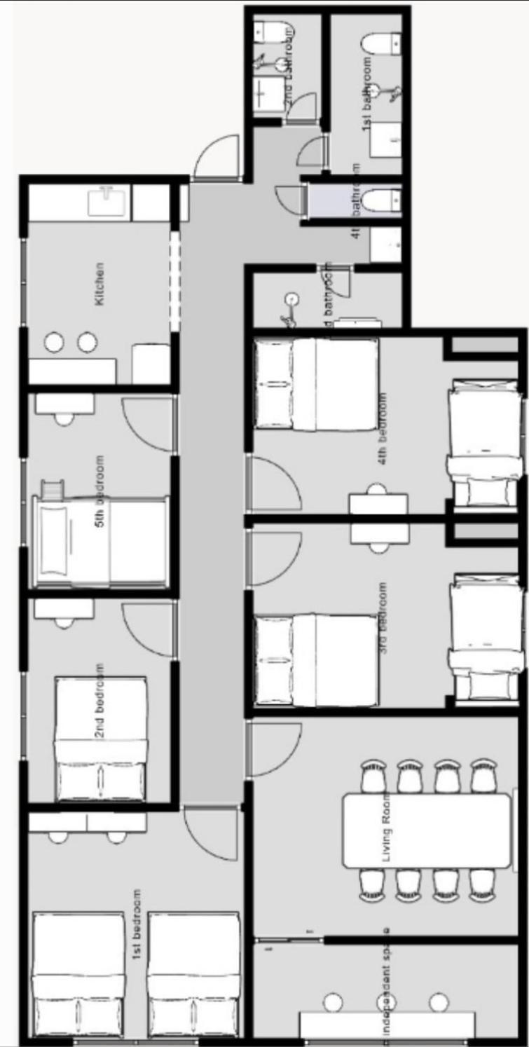 Of 6 Hongdae 5br & 4bath, Elevator, Free Wifi Appartement Séoul